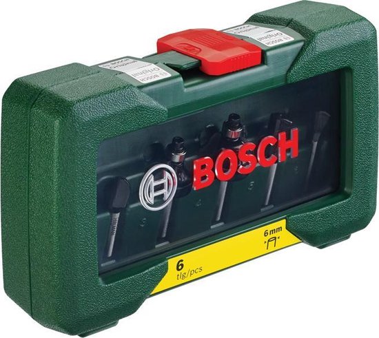 Bosch set HM-houtfrezen 6-delig - Diameter 6 mm - Bosch