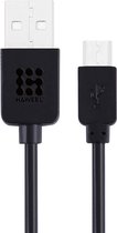Haweel Gecertificeerde kabel 3 Meter Micro USB High Speed Laadsnoer Oplaadkabel voor  Samsung Galaxy Mini 2, Galaxy