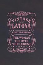 Vintage Latoya Limited Edition the Woman the Myth the Legend