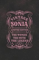 Vintage Sonia Limited Edition the Woman the Myth the Legend