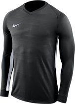 Nike Tiempo Premier LS Jersey  Sportshirt - Maat L  - Mannen - zwart/wit