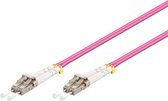Goobay LC-LC OM4 Glasvezel kabel 15 m OM3 Roze