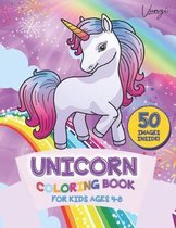 Unicorn Coloring Book for Kids Ages 4-8