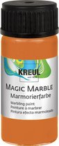 KREUL Oranje Magic Marble Marmer effect verf - 20ml marble effect verf voor eindeloze toepassingen zoals toepassingen, van achtergronden van schilderijen tot gitaren