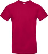 B&C Basic T-shirt E190 - Sorbet - Maat L