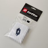 Zweetbandjes Lotto - One Size - Wit 10 cm - 1 paar