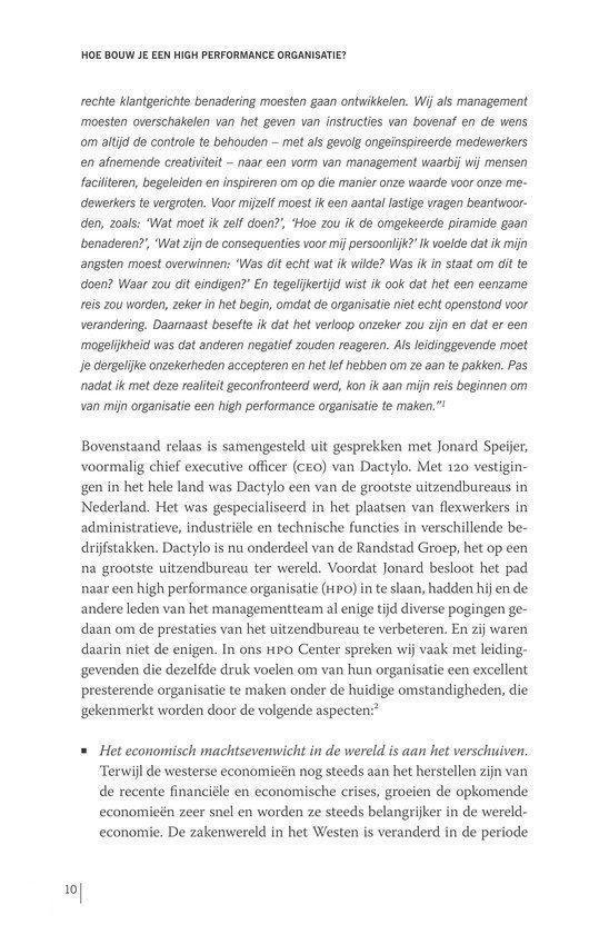 Hoe bouw je een high performance organisatie?