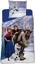 Disney Frozen Olaf & Sven - Dekbedovertrek - Eenpersoons - 140 x 200 cm - Multi