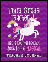 Third Grade Teacher like a normal teacher just more Magical Teacher Journal