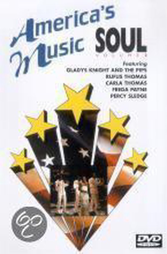 DVD hoes van "America's Music Soul Volume 2" met sterren en artiesten. Bevat "Gladys Knight and the Pips".