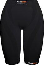Knapman Ladies Zoned Compression Short 45% Zwart | Compressiebroek (Liesbroek) voor Dames | Maat XL