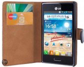 Mobiparts Classic Wallet Case LG Optimus L5 Black
