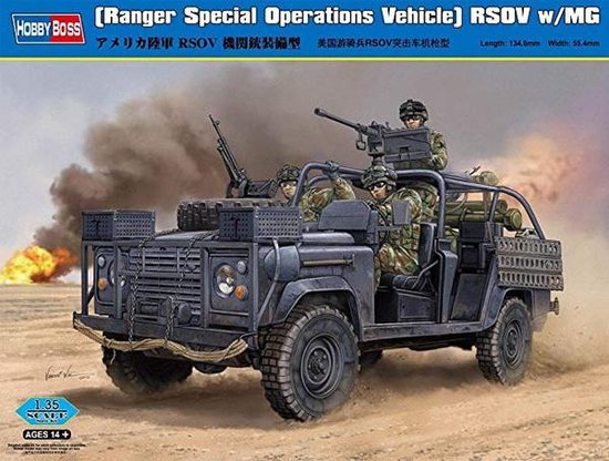 Bol Com Hobby Boss 1 35 Rager Special Operations Vehicle Rsov W Mg