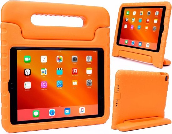 iPad 2018 Kids Proof Case Kinder Hoesje Kids Case Shock Cover - Oranje |  bol.com