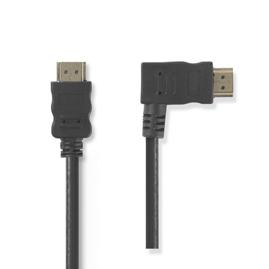 vogel Malen tumor High Speed ​​HDMI™-Kabel met Ethernet | Rechts Gehoekte HDMI™ Connector |  HDMI™... | bol.com