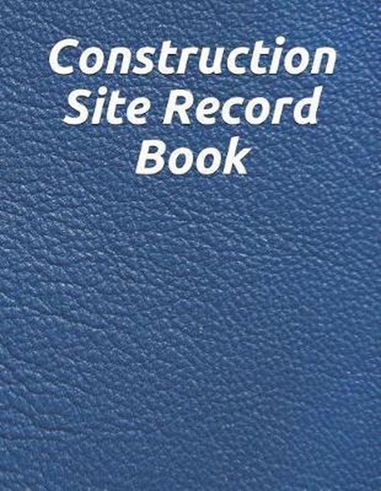 Construction Site Record Book, Mamie Nicky 9781075976742 Boeken