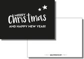 Kerstkaarten Merry Christmas New Year bijStip