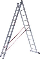 Ladder dubbel recht 2x12 sporten