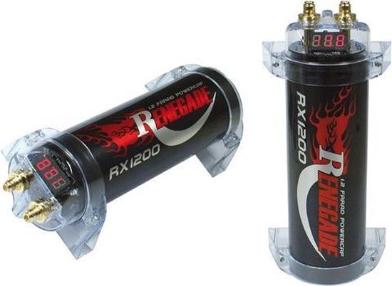 Renegade RX1200 | 1.2 Farad Condensator - Powercap