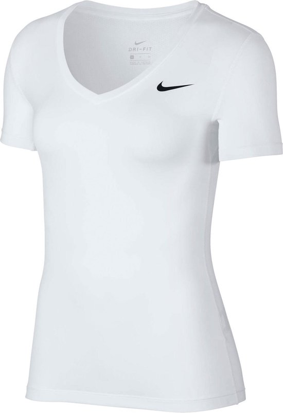 Nike Wmns Victory Top  Sportshirt - Maat M  - Vrouwen - wit