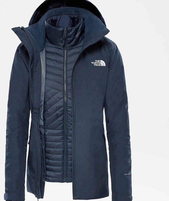 The North Face Inlux Triclimate Dames Outdoor Jas - Urban Navy/Urban Navy -  Maat L | bol