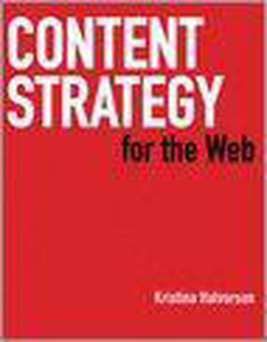 Content Strategy For The Web - cover