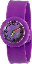 Fako® - Kinderhorloge - Slap On - Deluxe - Paars