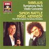 Sibelius: Symphony no 5, Violin Concerto / Rattle, Kennedy, CBSO