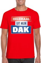 Rood Helemaal uit mijn dak t-shirt voor heren - Party t-shirts M