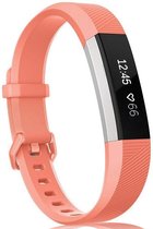 Siliconen bandje  - Geschikt voor de Fitbit Alta / Alta HR - Oranje - Small