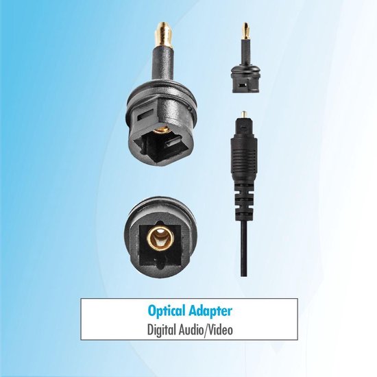 Budget digitale optische mini toslink jack adapter 3.5 mm jack | bol.com