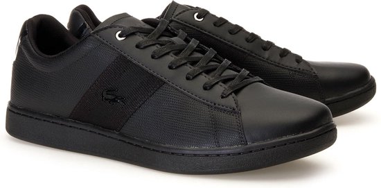 Lacoste Carnaby EVO Heren Sneakers - Zwart - Maat 42 | bol.com