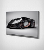 Lamborghini Vitola Canvas - 30 x 40 cm - Auto - Schilderij - Canvas - Slaapkamer - Wanddecoratie  - Slaapkamer - Foto op canvas