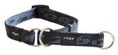 Rogz for dogs Matterhorn correctie sliphalsband voor hond Zwart/Antraciet M 29-42 cm x 16mm