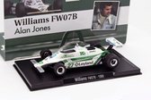 Williams FW07B - Alan Jones 1980 - Formule 1 miniatuur auto schaal 1:43