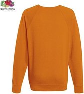 Fruit of the Loom sweater - ronde hals - maat S - heren - Kleur Orange