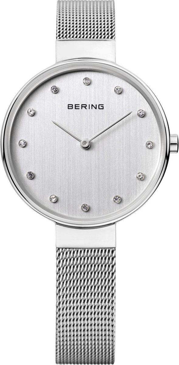 BERING 12034-000 - Horloge - Staal - Zilverkleurig - Ø 34 mm