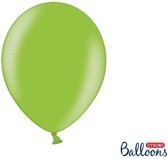 """Strong Ballonnen 30cm, Metallic Bright groen (1 zakje met 50 stuks)"""