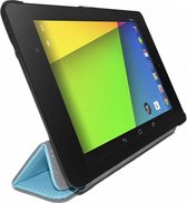 Slim smart Cover voor de Asus/Google Nexus 7 2013 Tablet (2e versie), Ultradunne betaalbare Hoes-Case, kleur blauw