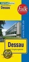 Falk Stadtplan Extra Standardfaltung Dessau-Rosslau 1 : 22 000