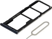 MMOBIEL Sim Tray Kaart Houder Nano Slot voor Samsung Galaxy A50 A505 - A30 A305 - A20 A205 2019 (ZWART)