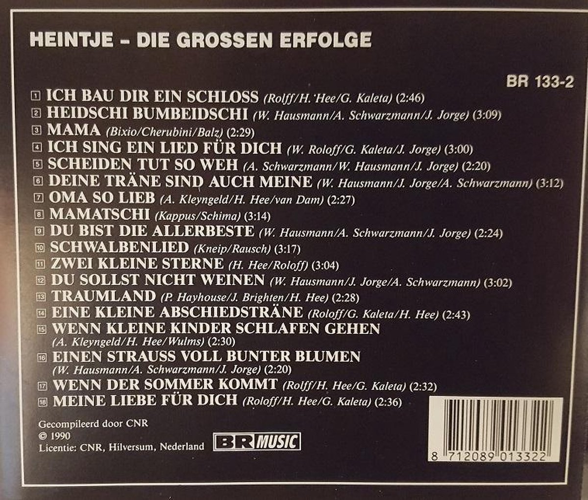 Afbeelding van product Die Grossen Erfolge  - Heintje