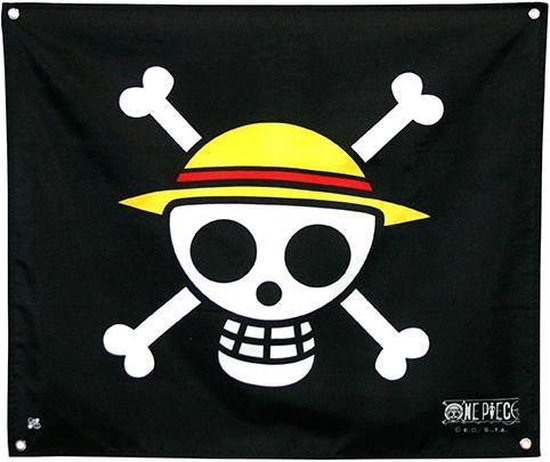 ONE PIECE - Flag Skull - Luffy (50x60) - Abysse Corp