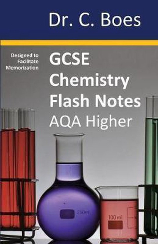 Chemistry Revision Cards GCSE CHEMISTRY FLASH NOTES AQA Higher Tier (9