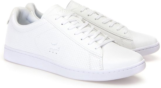 Lacoste CARNABY EVO LCR Wit - Gratis levering | Spartoo.nl ! - Schoenen  Lage sneakers Heren € 78,80