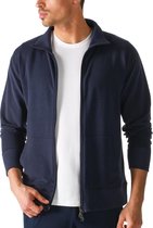 Mey Loungevest met rits Enjoy Heren 23593 - Blauw 668 yacht blue Heren - XL