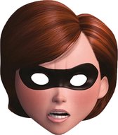 RUBIES FRANCE - Kartonnen masker Helen Elastigirl Incredibles volwassenen - Maskers > Half maskers