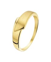 The Jewelry Collection Ring Poli/mat - Goud
