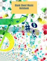 Blank Sheet Music Notebook