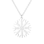 24/7 Jewelry Collection Sneeuwvlok Ketting - Zilverkleurig